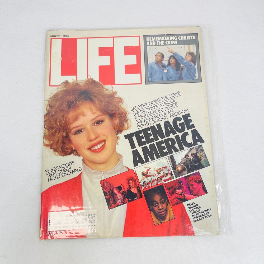 LIFE Magazine March 1986 Molly Ringwald Teenage America Challenger Tribute